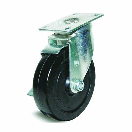 DH CASTERS 5in Lt Med W/ Brake C-LM5P1RSB